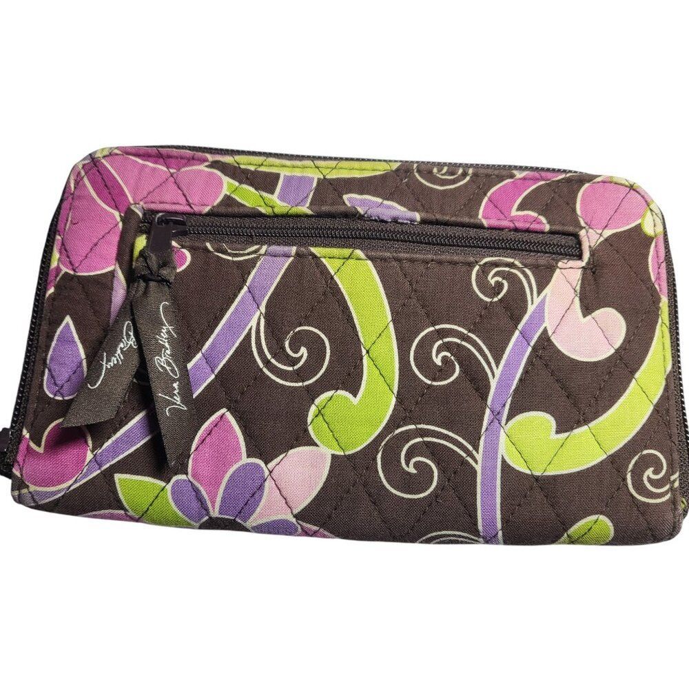 Retired Vera Bradley Purple Punch Wallet - Picture 2 of 4
